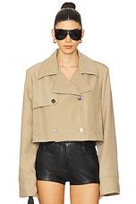Cropped Trench Coat