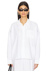 Cropped Button Front Shirt