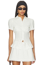 Cinched Button Up Top - thumbnail 4