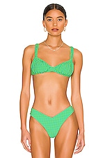 Product image of WeWoreWhat Scrunchie Bikini Top. Click to view full details