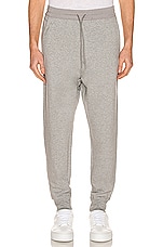 Product image of Y-3 Yohji Yamamoto Classic Terry Cuffed Pants Relaxed  in Medium Grey Heather. Click to view full details