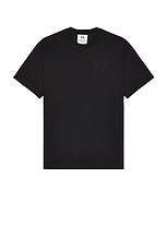 Product image of Y-3 Yohji Yamamoto Chest Logo Tee. Click to view full details