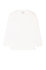 Product image of Y-3 Yohji Yamamoto t-shirt longues manches logo poitrine. Click to view full details