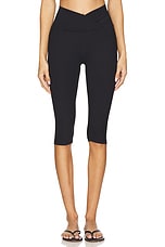 Ribbed Veronica Capri Legging