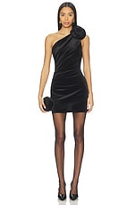 Bardot Velvet Dress - thumbnail 4
