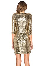 Zhivago Sovereign of Stars Wrap Dress in Gold | REVOLVE