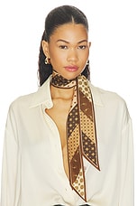 Printed Silk Ribbon Scarf - thumbnail 4