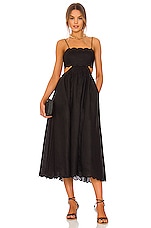 Product image of Zimmermann Jude Scallop Midi Dress. Click to view full details