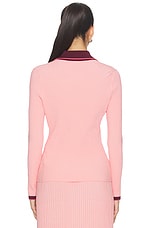 Contrast Rib Cardigan - thumbnail 6