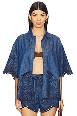 Coco Embroidered Denim Shirt
