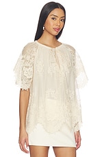 Luna Lace Flutter Blouse - thumbnail 5