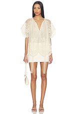 Luna Lace Flutter Blouse - thumbnail 7