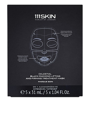 111Skin Celestial Black Diamond Lifting & Firming Face Mask 5 Pack in Beauty: NA