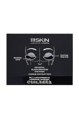 111Skin Celestial Black Diamond Eye Mask 8 Pack in Beauty: NA