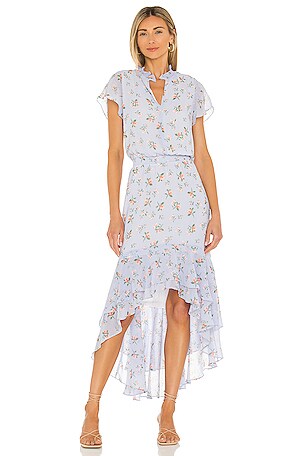 1 state blue and white dress Jolee Blue Striped Maxi Dress