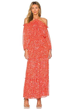 gold halter prom dress Sherri Hill 54850 - Cross Halter Prom Dress 8 / Red