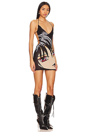 1XBLUE Vampire Anime Dress in Black
