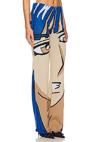 1XBLUE Anime Trousers in Blue