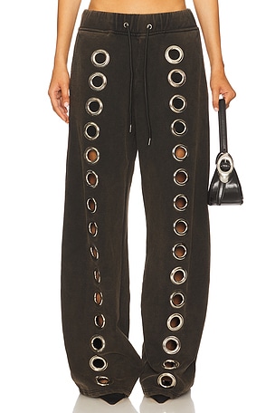 Eyelet Tracksuit Sweatpants 1XBLUE