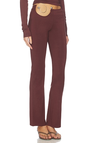 1XBLUE Spiral Trouser in Brown. Size S. Also