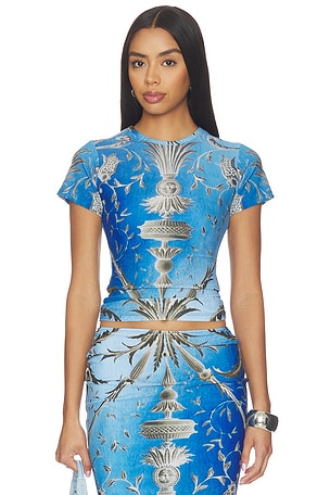 Baroque T-shirt 1XBLUE