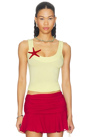 Starfish Tank Top 1XBLUE