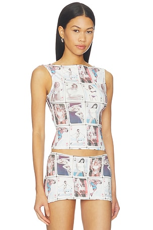 1XBLUE Playing Card Tank