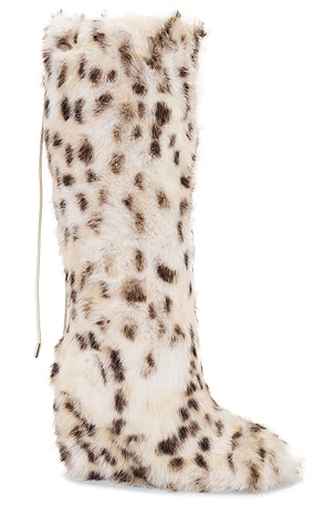 Faux Fur Boots 1XBLUE