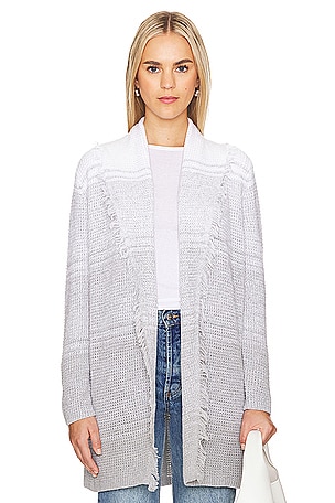 Free People Whistle Thermal Henely Top in White Cloud Combo