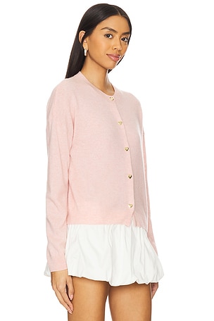 27 miles malibu Chiara Cardigan in Blush