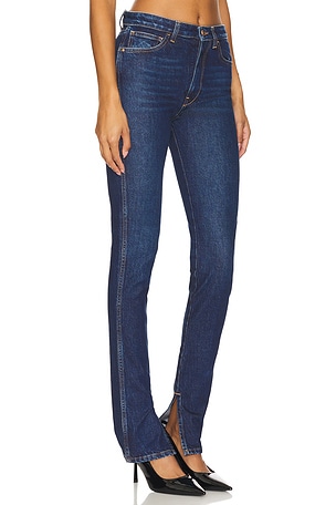 3x1 Kaya Split Skinny Jean in Blue