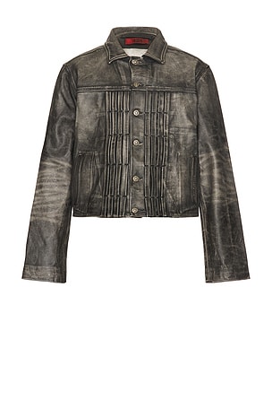 Leather Trucker Jacket 424