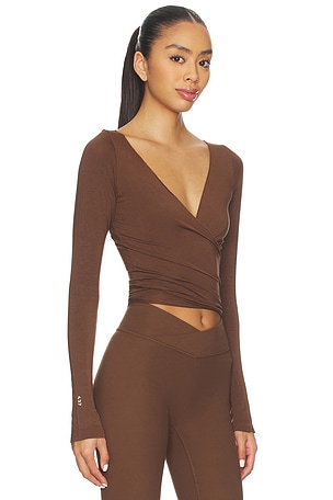 437 The Ballet Wrap in Brown. Size XS. Also