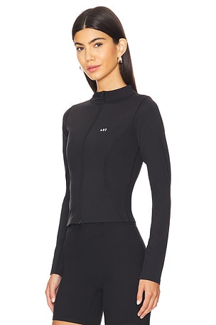 437 The Curve Jacket in Black