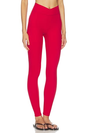 437 The V Legging in Red