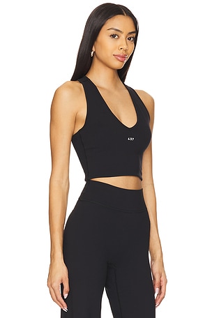 437 The V Tank Top in Black