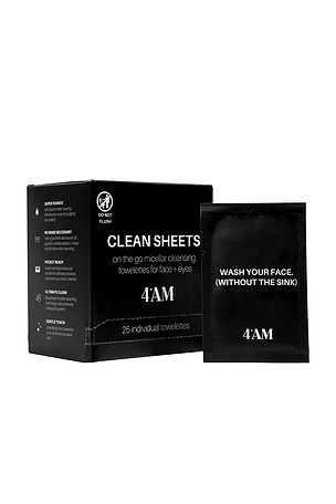 Clean Sheets Micellar Cleansing Wipes 4AM SKIN