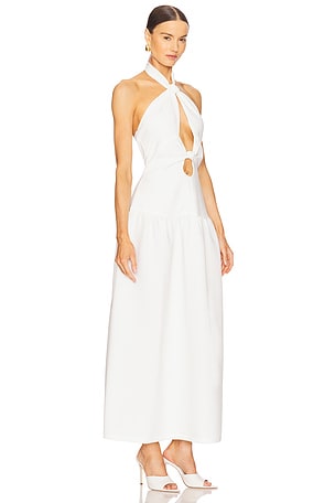 4th & Reckless Leona Maxi Dress in White
