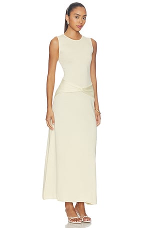 4th & Reckless Kal Knit Dress in Lemon