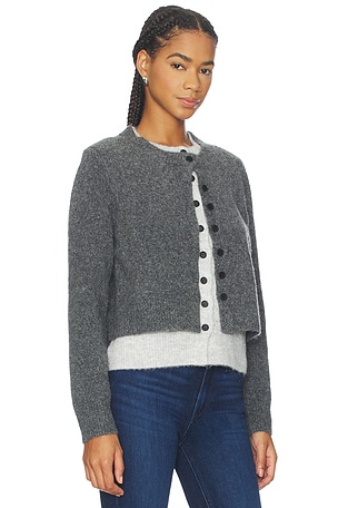 4th & Reckless Terry Cardigan in Grey