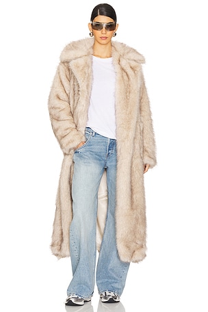 Schiffer Faux Fur Coat 4th & Reckless