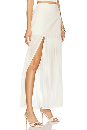 4th & Reckless Lucian Skirt in Cream. Size XS. Also