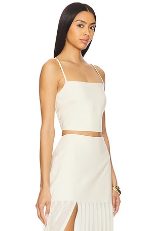 4th & Reckless Lucian Crop Top in Cream