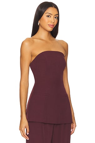 4th & Reckless Maggie Corset in Burgundy