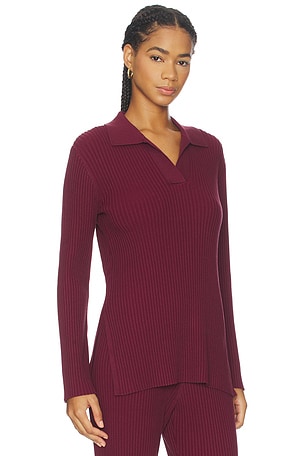 4th & Reckless Calrine Knit Top in Burgundy. Size XS. Also