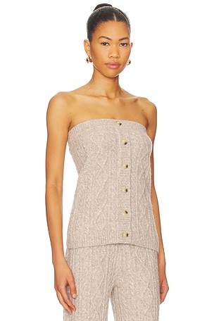 4th & Reckless Cara Top in Taupe