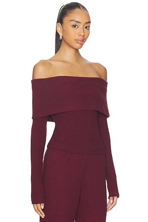 4th & Reckless Emmy Top in Burgundy