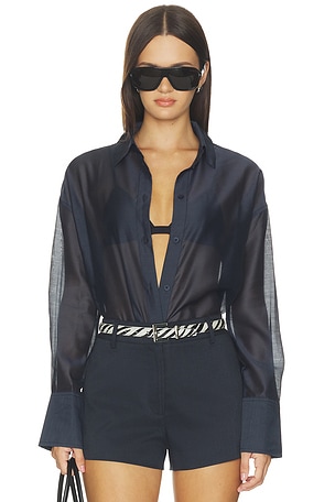 x REVOLVE Gracey Sheer Shirt 4th & Reckless