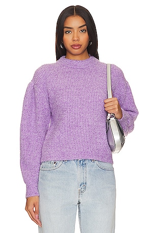 Fass Boucle Puff Sleeve Pullover Sweater 525