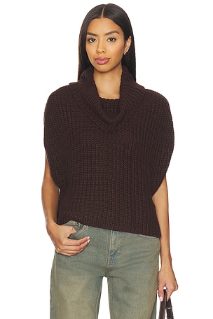 Cate Sleeveless Turtleneck Sweater 525